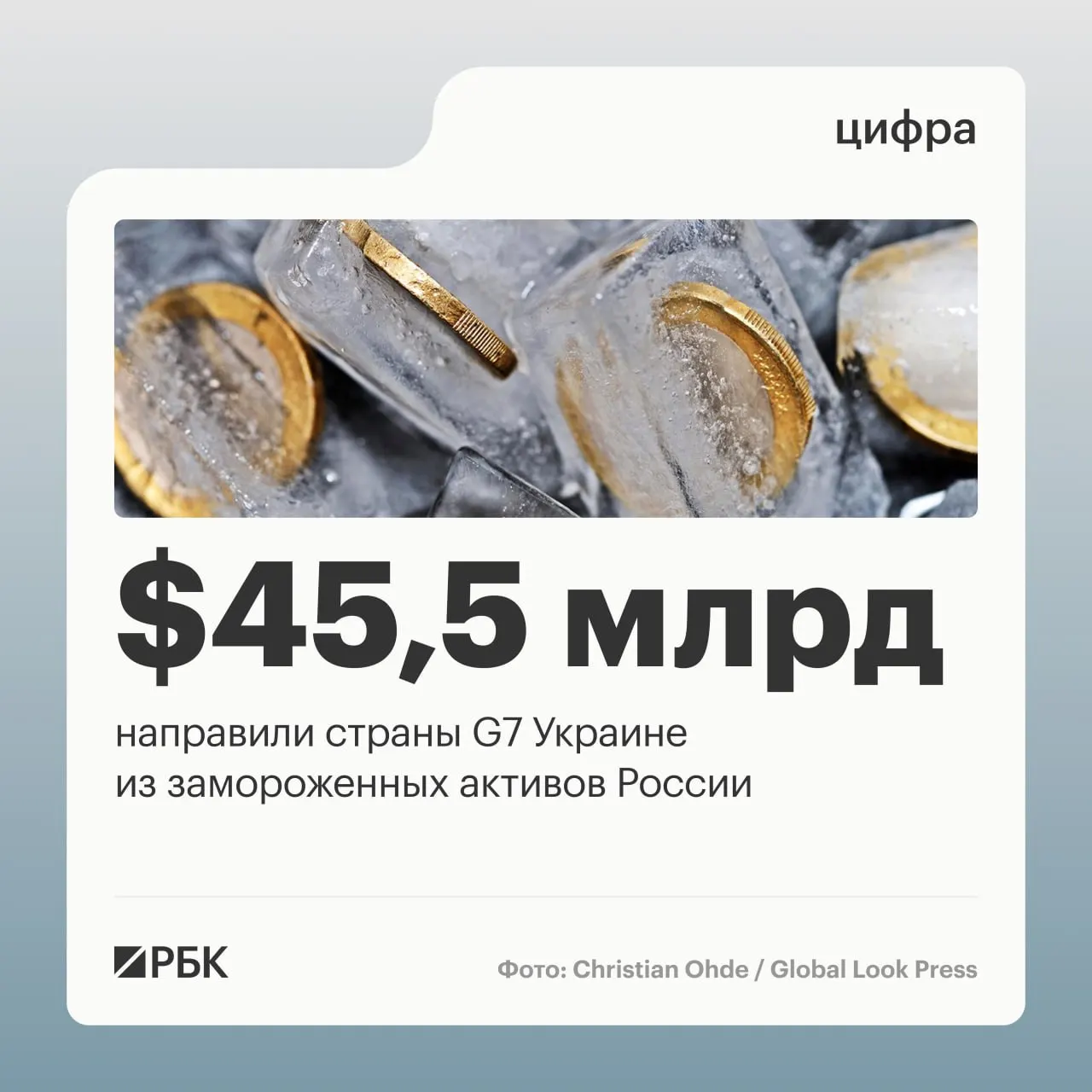 По данным Минфина Украины, более $45 млрд были выделены в виде кредитов за счёт доходов от заблокированных российских активов; общий объём таких активов до начала операции оценивался примерно в $300 млрд.