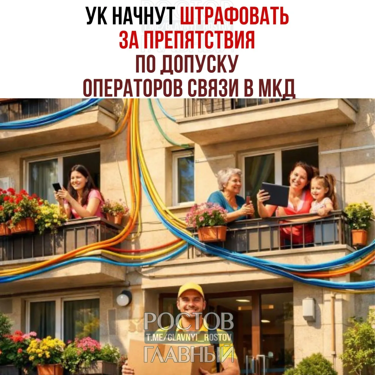 Совет Федерации принял закон, который вводит ответственность для управляющих компаний и ТСЖ за препятствование доступу операторов при установке, обслуживании или демонтаже оборудования связи: штрафы для должностных лиц — от 10 до 40 тыс. ₽, для юрлиц — от 100 до 500 тыс. ₽.