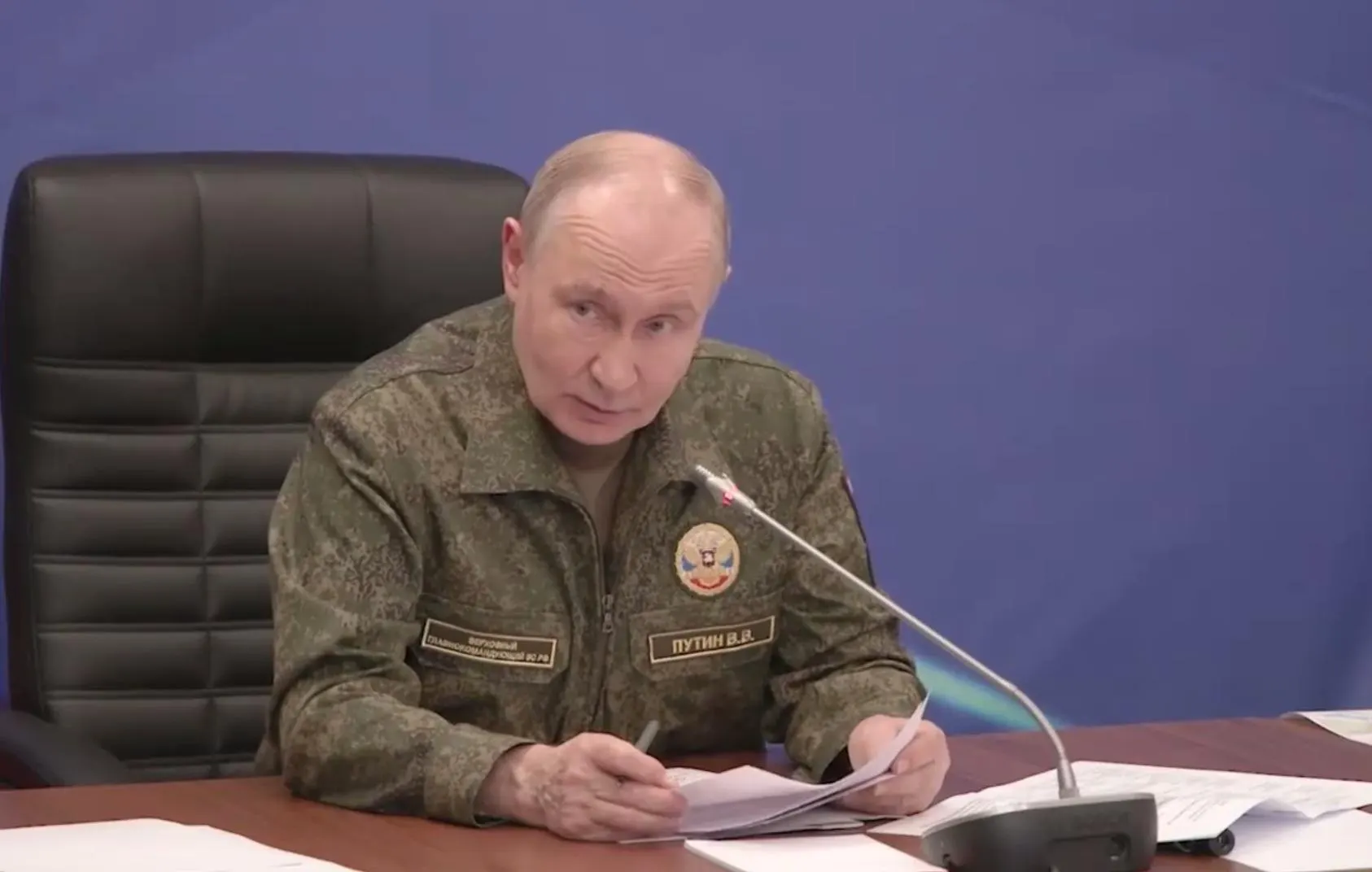 Президент сообщил, что российские войска взяли под контроль Константиновку в Донецкой Народной Республике; подробности и независимые подтверждения пока не представлены.