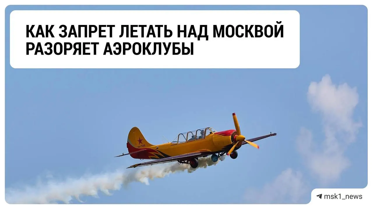Ограничения полётов над столичным регионом приводят к снижению доходов аэроклубов; отрасль ждёт решений и поддержки.