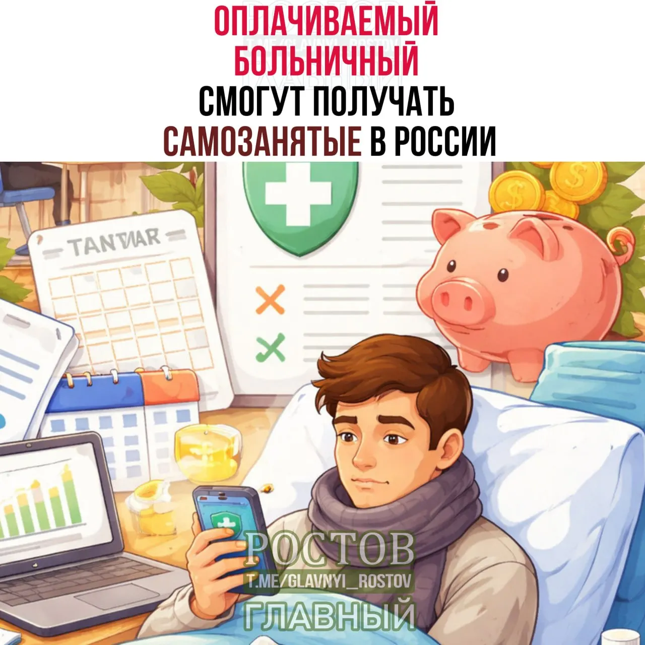 Самозанятые граждане смогут рассчитывать на оплату больничного: базовая выплата 35 000 ₽ доступна при взносах 1 344 ₽ в месяц, повышенная — 50 000 ₽ при взносах 1 920 ₽; оформление через «Мой налог», «Госуслуги» или СФР.