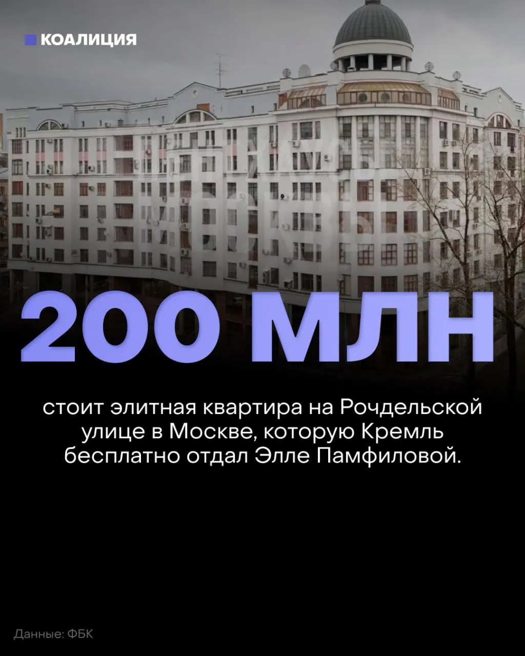 Расследования указывают на оформление элитной квартиры на внучку главы ЦИК стоимостью около 200 миллионов рублей, в контексте обвинений в фальсификациях на выборах и предстоящих акциях протеста.